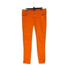 🌵Tripp NYC Orange Denim Skinny Jeans Size 13🌵